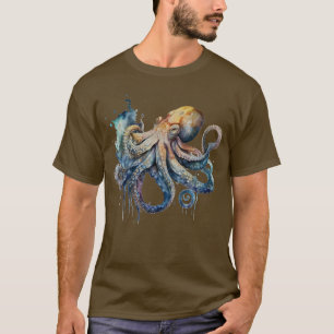 Camiseta Octopus de Aquarela