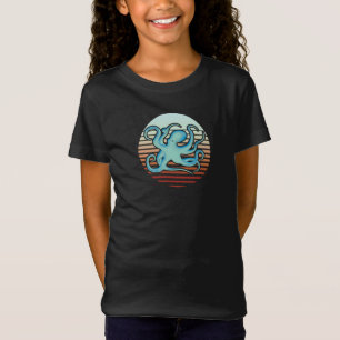 Camiseta Octopus do estilo retrô 70s