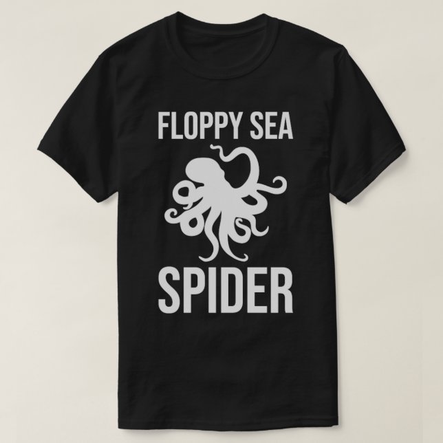 Camiseta Octopus Engraçado Aranha-do-mar1 (Frente do Design)