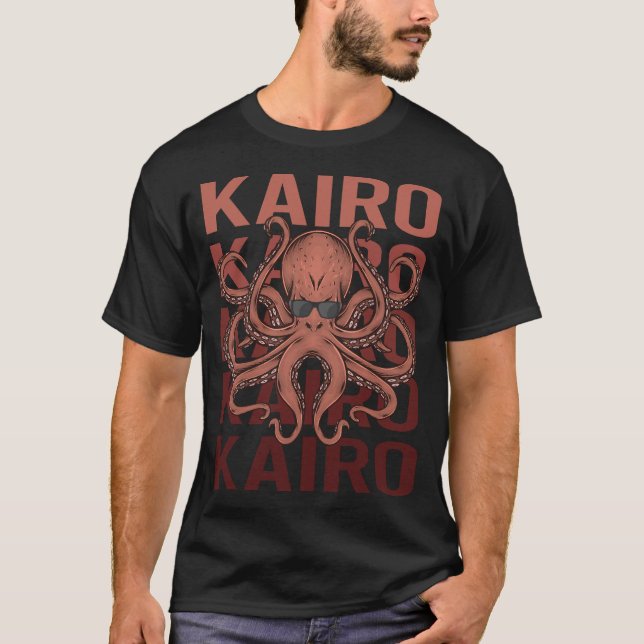 Camiseta Octopus Engraçado - Nome do Kairo (Frente)