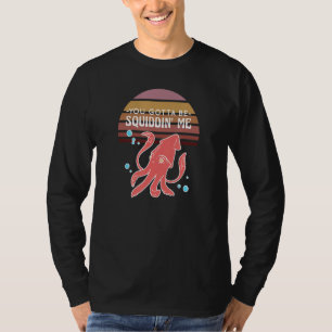 Camiseta Octopus Engraçado Retrô para Homens Mulheres Crian