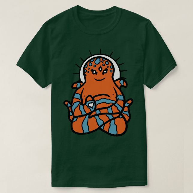 Camiseta Octopus espinhal (Frente do Design)