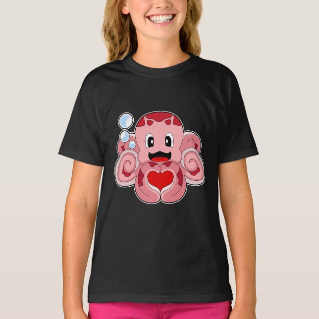 Camiseta Octopus Heart (Frente)