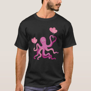 Camiseta Octopus I Octopus Heart I Tentáculos Animais Marin
