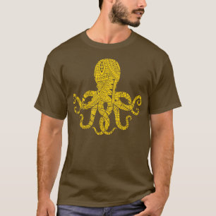 Camiseta Octopus Maori Tatuagem Tribal1