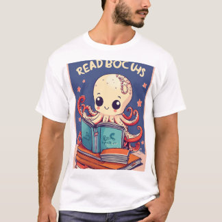 Camiseta Octopus multitarefa: Um Stick Animado E Whimsical