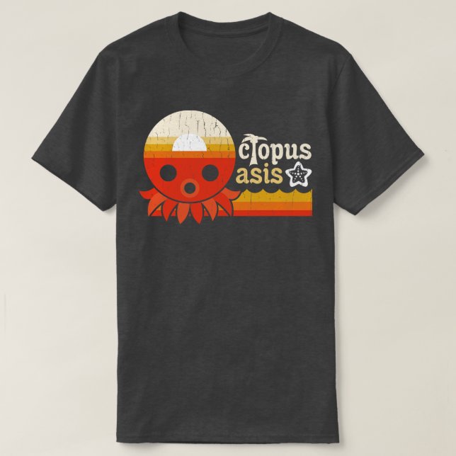 Camiseta Octopus Oasis (Frente do Design)