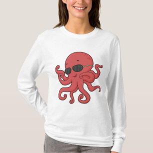 Camiseta Octopus Óculos escuros