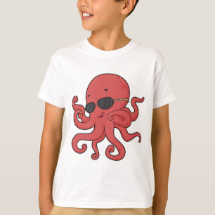 Camiseta Octopus Óculos escuros