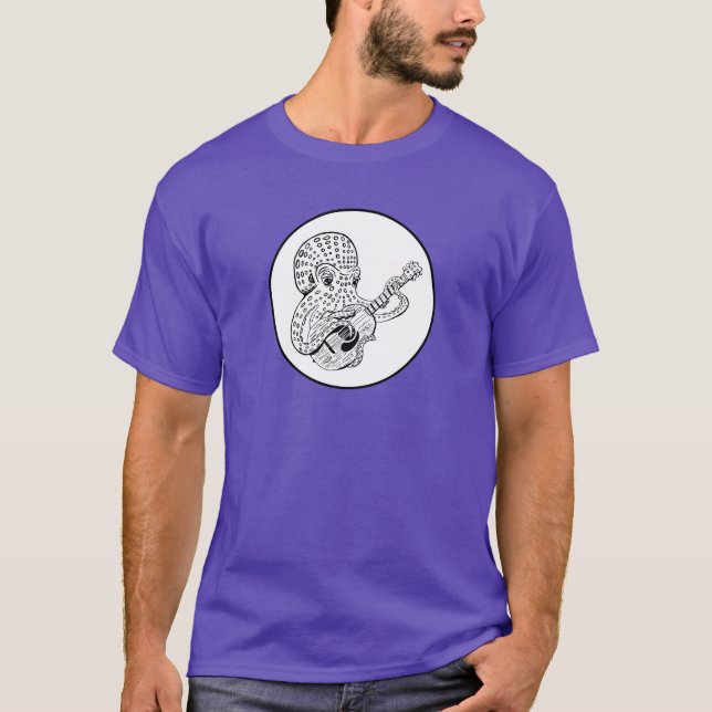 Camiseta Octopus On guitar - my first one (Frente)