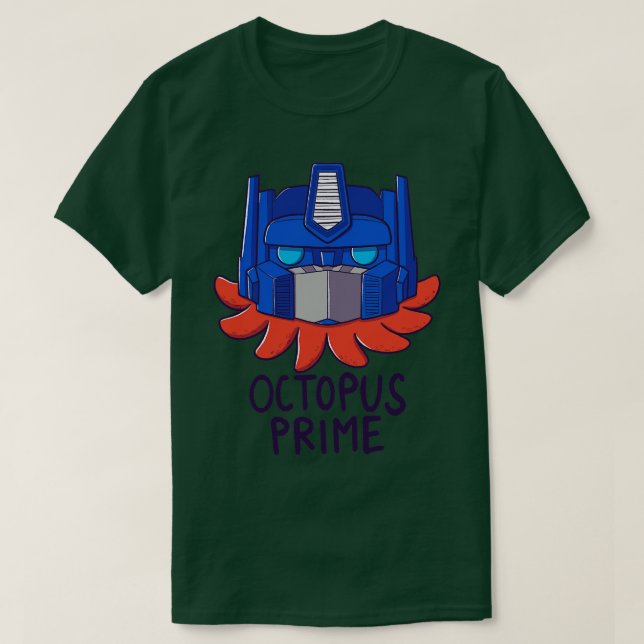 Camiseta Octopus Prime (Frente do Design)