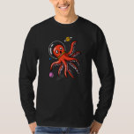 Camiseta Octopus Space Astronaut Cosmic Science Fiction<br><div class="desc">Octopus Space Astronaut Cosmic Science Fiction.</div>