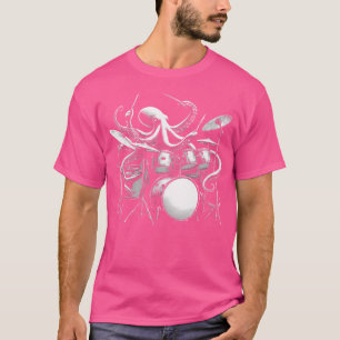 Camiseta Octopus Tocando Tambores Retorna Drummer