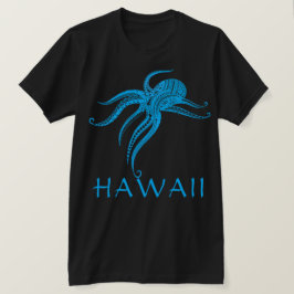 Camiseta OCTOPUS TRIBAL POLINÉSIO HAWAII LtBlue