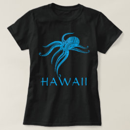 Camiseta OCTOPUS TRIBAL POLINÉSIO HAWAII LtBlue