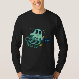 Camiseta Octopus Verde Em Verde Claro E Com Ifa Colorida