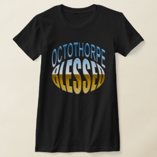 Camiseta Octotorpe (hashtag) Abençoado Sarcástico 