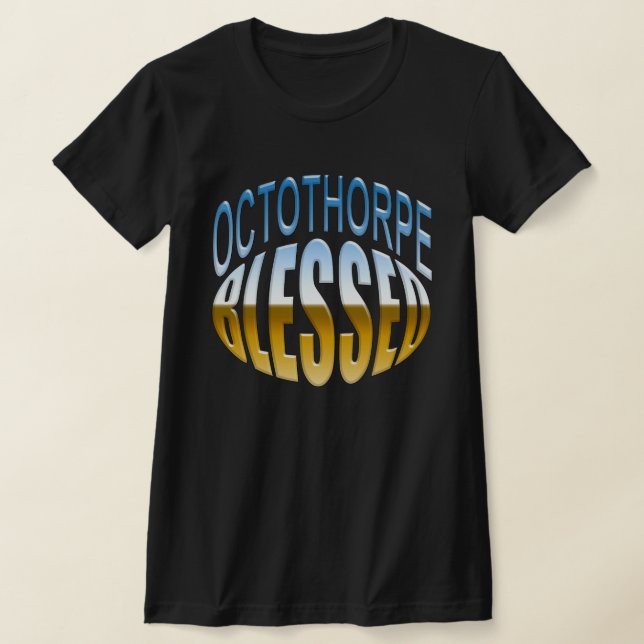 Camiseta Octotorpe (hashtag) Abençoado Sarcástico  (Postura )