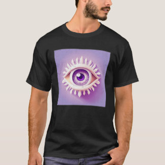 Camiseta Óculos Brancos Bonitos Ilustração Colorido Pastel