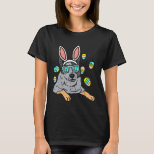 Camiseta Óculos com Orelhas de Coelho Heeler Ovos de Páscoa