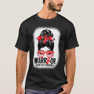 Camiseta Óculos de Arma Vermelho Fita de Fita Vermelha Guer