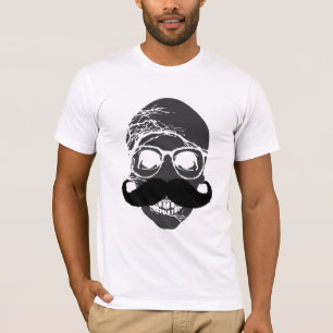 Camiseta Óculos de bigode cutâneos 2