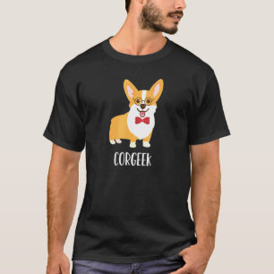 Camiseta Óculos de Cachorro Corgi Geek Corgeek