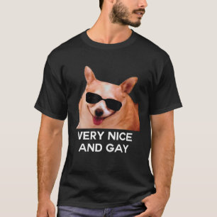Camiseta Óculos De Cachorro Muito Bonitos E Gay