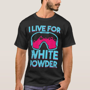 Camiseta Óculos de Esqui e Snowboard Retro Vintage Anos 80