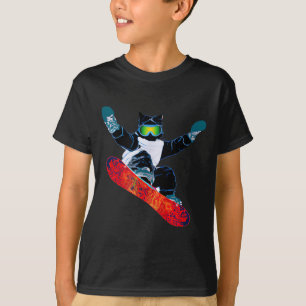 Camiseta Óculos de esqui snowboard divertido esquiando snow