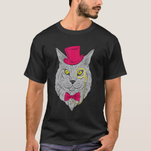 Camiseta Óculos de Gatinho Hipster Espetáculo Lindos