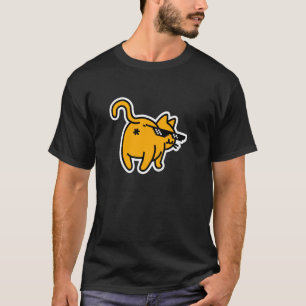Camiseta Óculos de Gato Bum no Rosto Aceite com Isso Meme E
