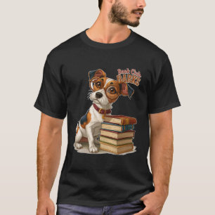 Camiseta Óculos de Leitura do Cão do Clube do Livro