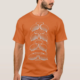 Camiseta Óculos De Olho Do Pince Nez Francês Elegante