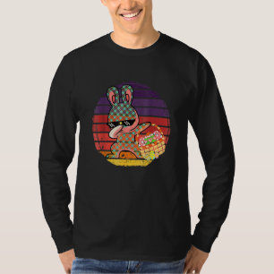 Camiseta Óculos De Páscoa De Coelho Dabbing, Gi