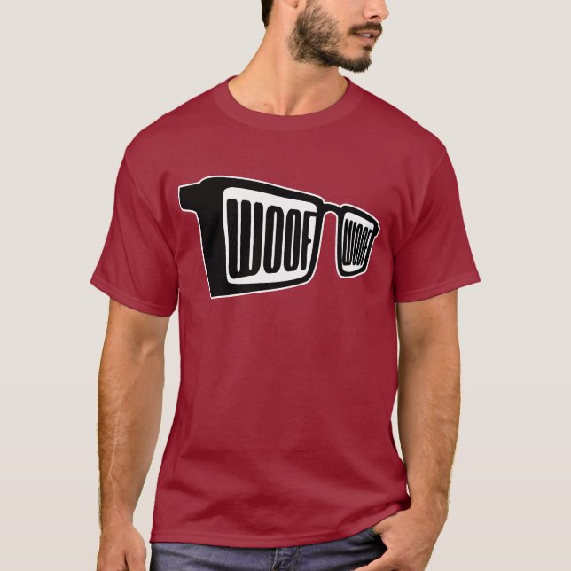Camiseta Óculos de proteção do Woof (Frente)