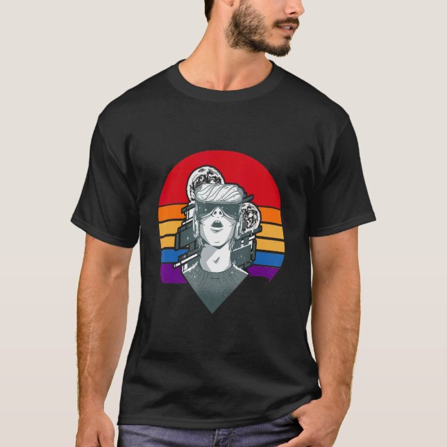Camiseta Óculos de Realidade Virtual Retro VR 2 (Frente)