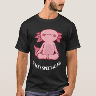 Camiseta Óculos de Scaley Designs de Dragão de Yoga Engraça