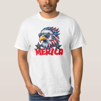 Camiseta Óculos de Sol Águia Careca 'Merica