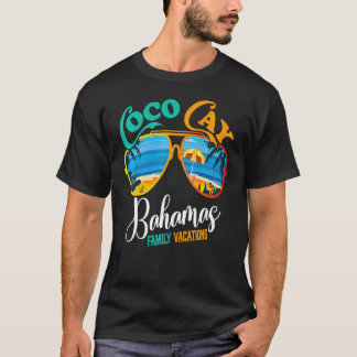 Camiseta Óculos de Sol Coco Cay Bahamas Férias em Família P