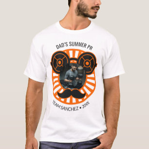 Camiseta Óculos de sol com pesos de haltere foto do Dia dos