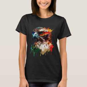 Camiseta Óculos de sol da águia férias de natureza solar de