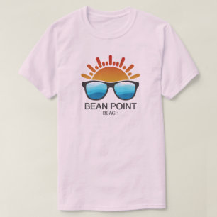 Camiseta Óculos de sol da Bean Point Beach, Flórida