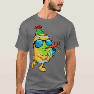 Camiseta Óculos de Sol de Cerveja para Festa com Confete e
