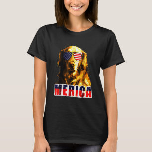 Camiseta Óculos de sol de ouro