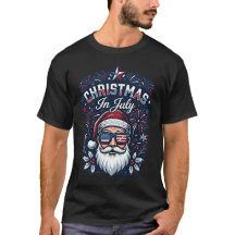 Óculos de sol de Papai Noel natalino patriótico em