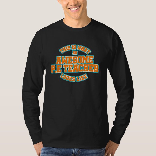 Camiseta Óculos de sol de professores de educação física Co (Frente)