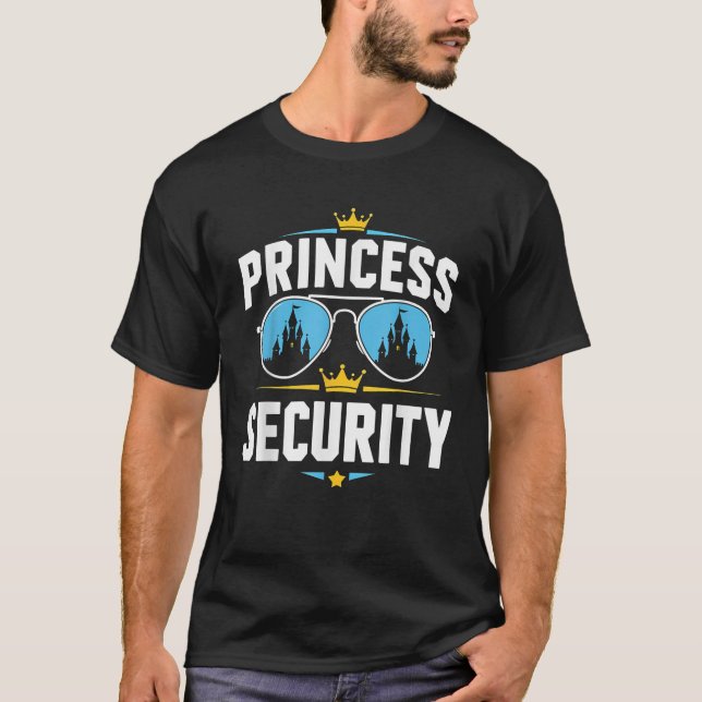 Camiseta Óculos de Sol do Castelo Mágico Princesa Guarda-Co (Frente)