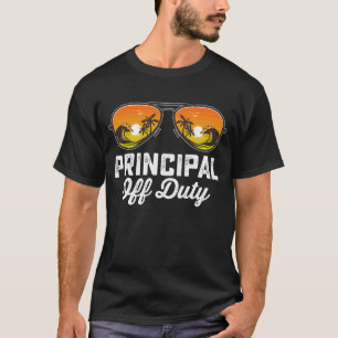 Camiseta Óculos de Sol do Diretor Fora de Serviço no Último