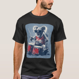 Camiseta Óculos de Sol Engraçados Urso Koala com Gráficos d